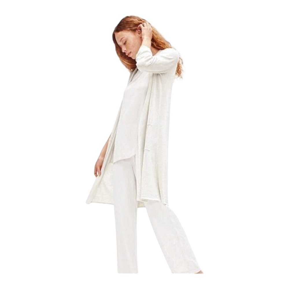 Eileen Fisher Stand Up Collar Cardigan Sweater